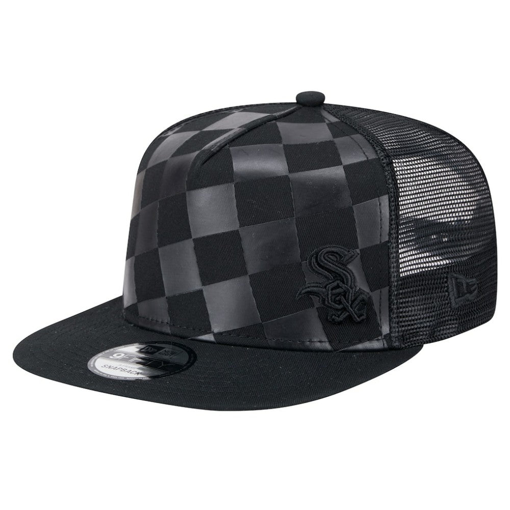 Chicago White Sox New Era Score Check 9FIFTY A-Frame Trucker Snapback Hat - Black - New Era Sale