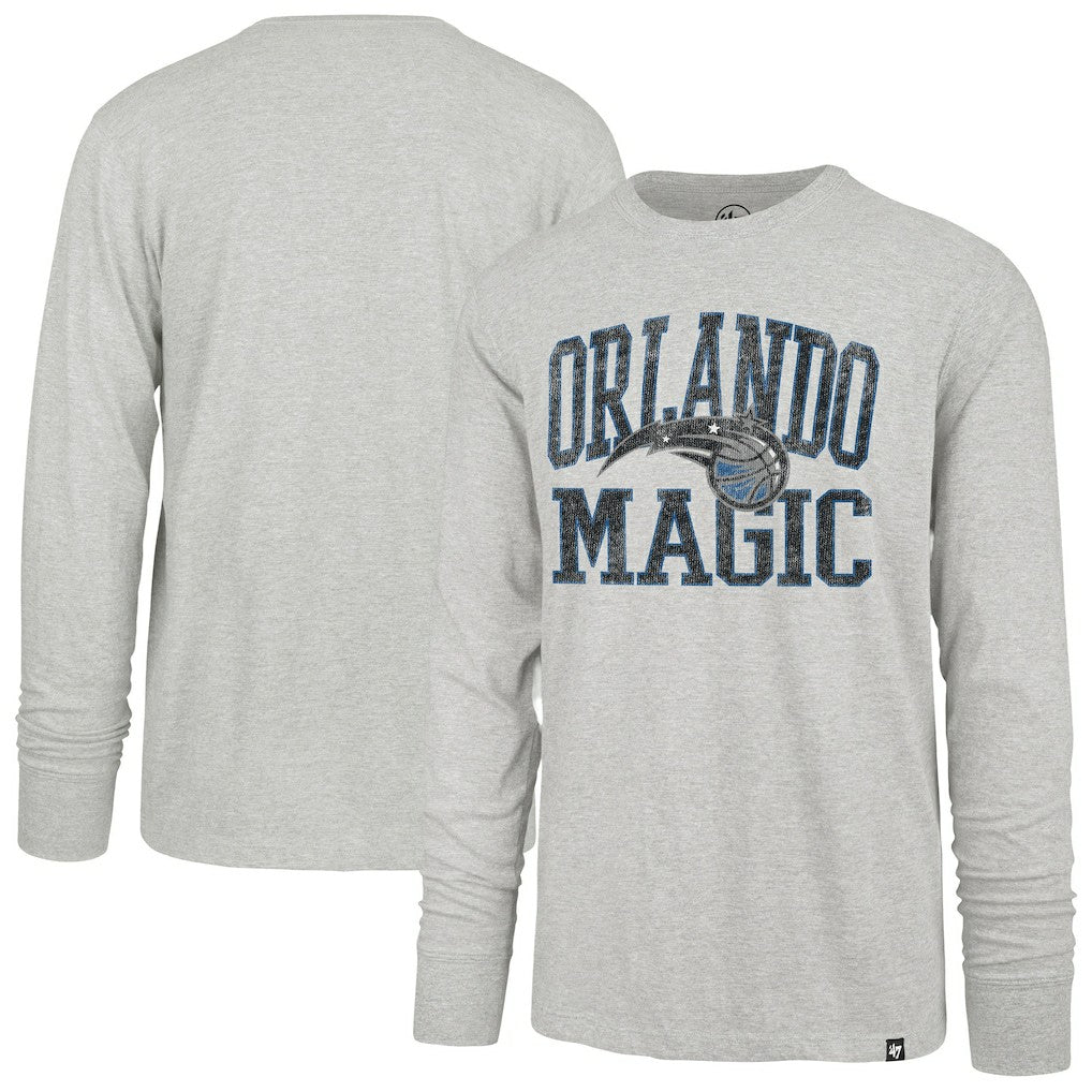 Orlando Magic '47 First Rate Franklin Long Sleeve T-Shirt Gray | 47 brand Lifestyle