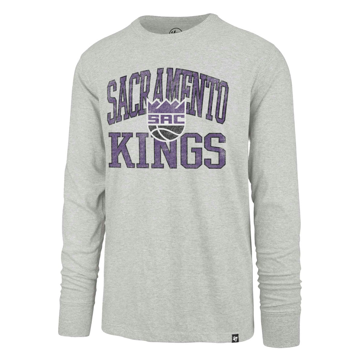 Sacramento Kings '47 First Rate Franklin Long Sleeve T-Shirt Gray | 47 brand discount