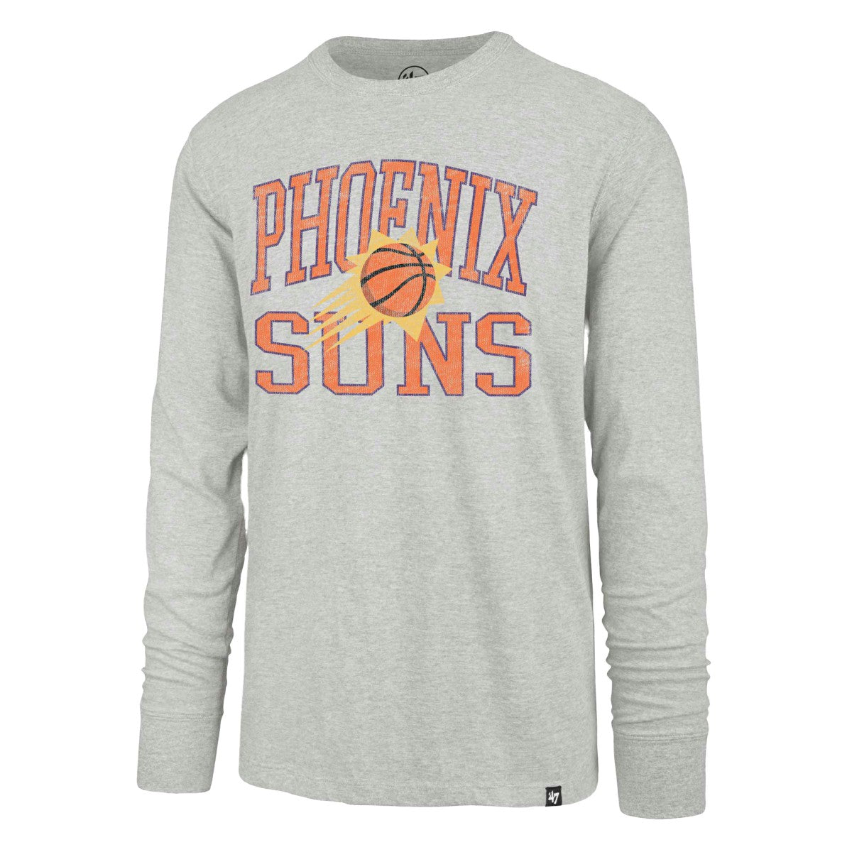 Phoenix Suns '47 First Rate Franklin Long Sleeve T-Shirt Gray | 47 brand discount