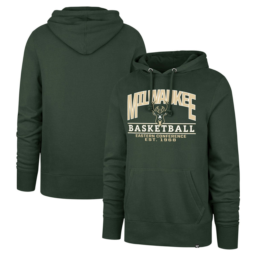 Milwaukee Bucks '47 Unisex Good Call Headline Pullover Hoodie Hunter Green | 47 brand online