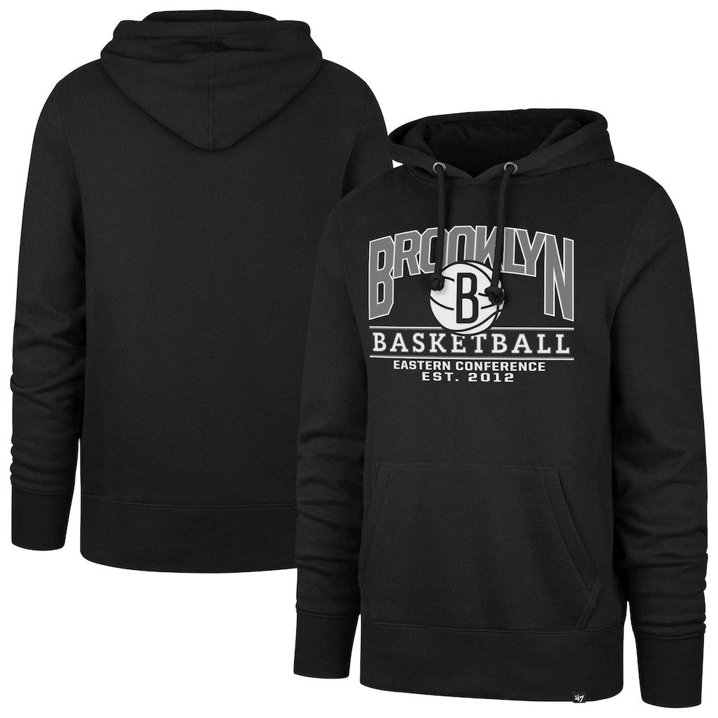 Brooklyn Nets '47 Unisex Good Call Headline Pullover Hoodie Black | 47 brand for sale