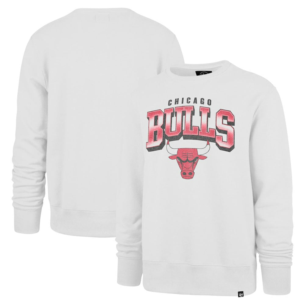 Chicago Bulls '47 Spotlight Headline Pullover Sweatshirt White | 47 brand discount
