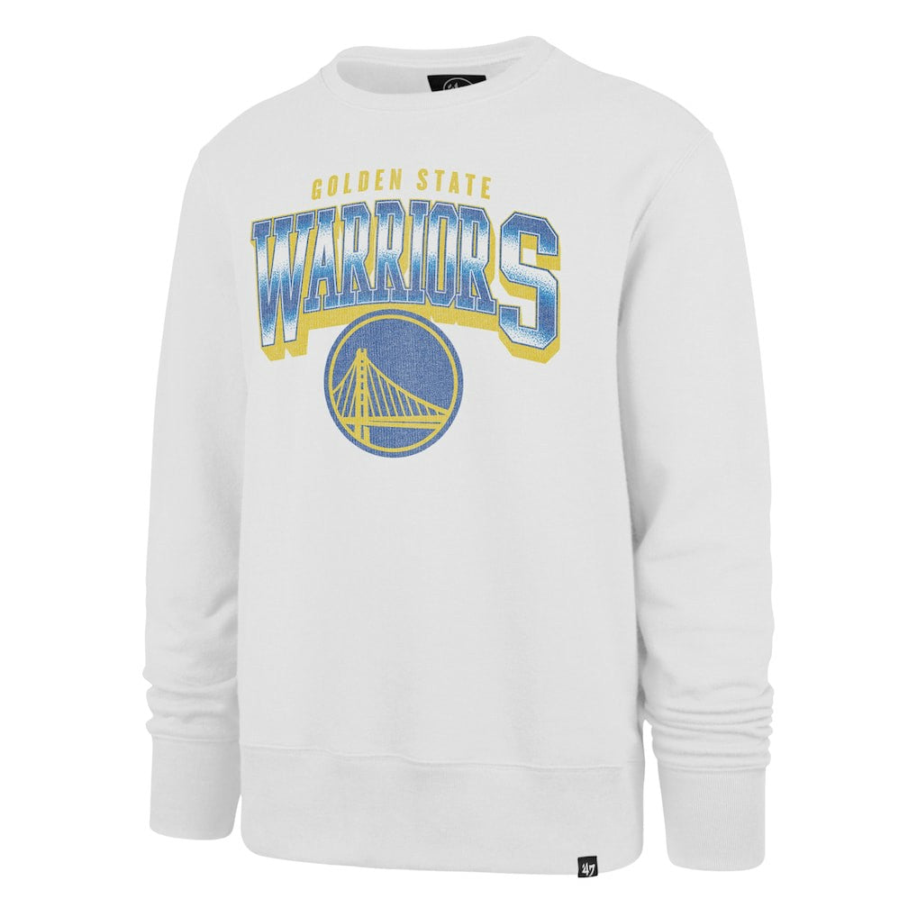 Golden State Warriors '47 Spotlight Headline Pullover Sweatshirt for sale White | 47 brand outlet