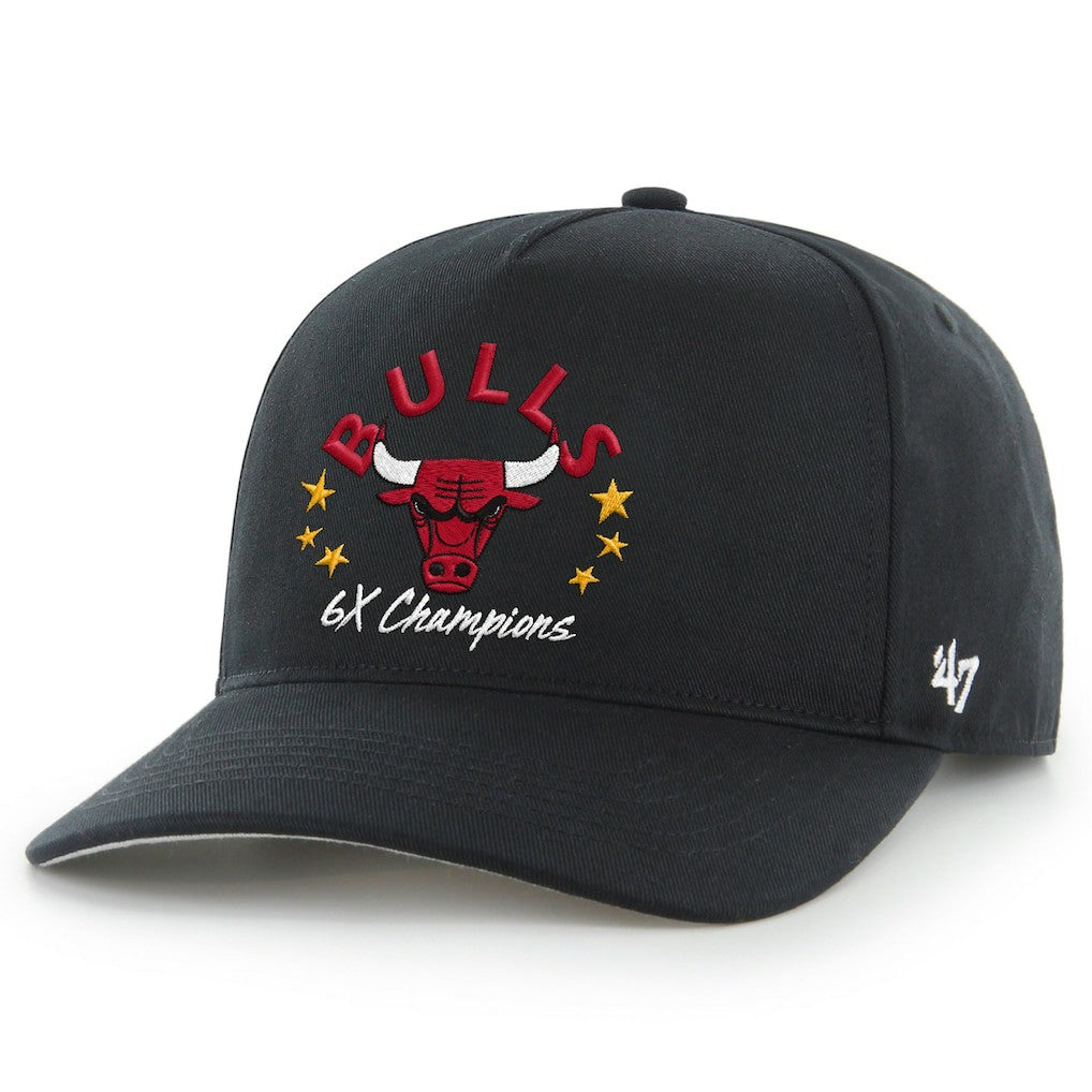 Chicago Bulls '47 Champs Global Star Hitch Adjustable Hat Black | 47 brand