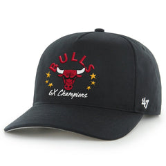 Chicago Bulls '47 Champs Global Star Hitch Adjustable Hat Black | 47 brand
