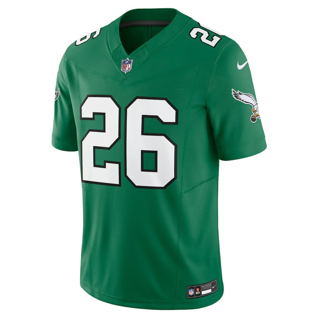 Nike Saquon Barkley Philadelphia Eagles Alternate Vapor F.U.S.E. Limited Jersey Kelly Green