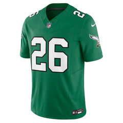 Nike Saquon Barkley Philadelphia Eagles Alternate Vapor F.U.S.E. Limited Jersey Kelly Green