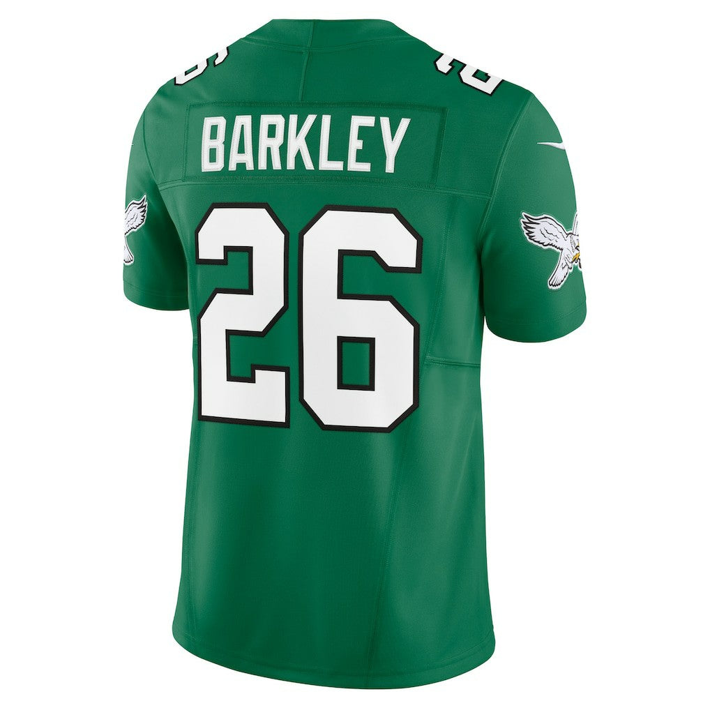 Nike Saquon Barkley Philadelphia Eagles Alternate Vapor F.U.S.E. Limited Jersey Kelly Green