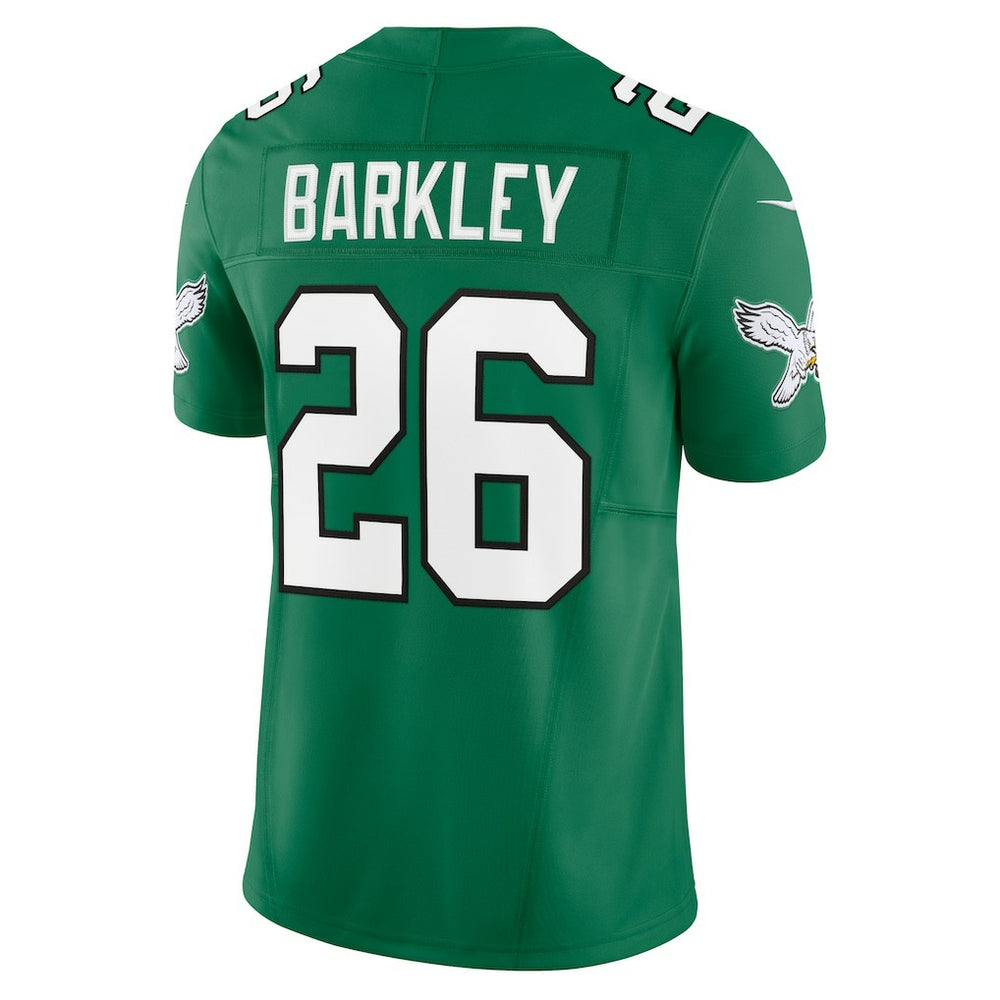 Nike Saquon Barkley Philadelphia Eagles Alternate Vapor F.U.S.E. Limited Jersey Kelly Green