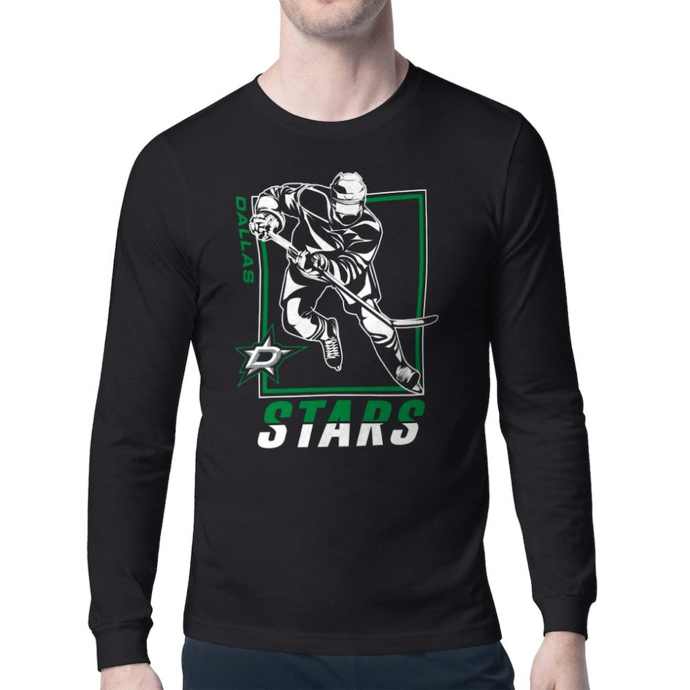 Dallas Stars Starter Player Grid Long Sleeve T-Shirt - Black - NHL 201424490