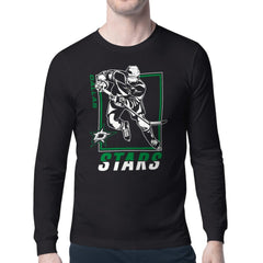 Dallas Stars Starter Player Grid Long Sleeve T-Shirt - Black - NHL 201424490