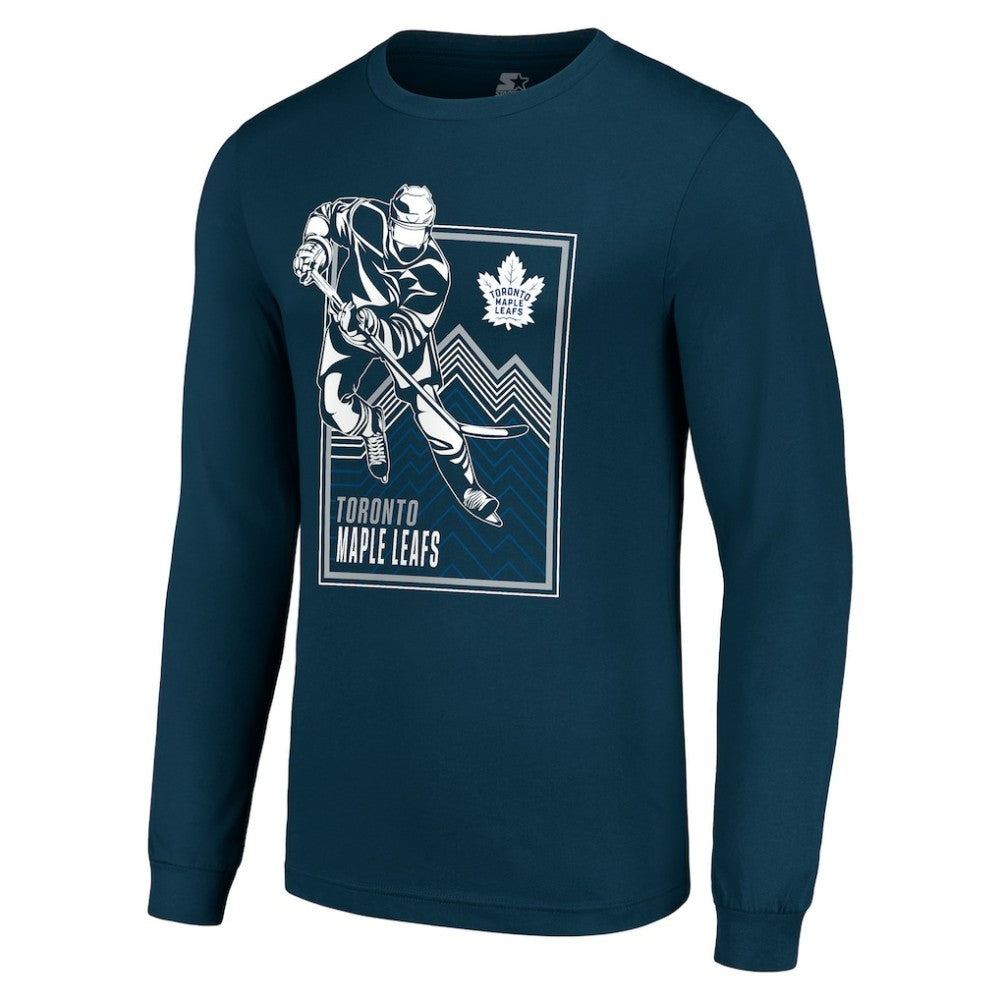 Toronto Maple Leafs Starter Player Grid Long Sleeve T-Shirt - Blue - NHL 201424545