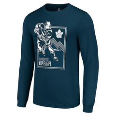 Toronto Maple Leafs Starter Player Grid Long Sleeve T-Shirt - Blue - NHL 201424545