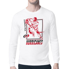 Carolina Hurricanes Starter Player Grid Long Sleeve T-Shirt - White - NHL 201424562