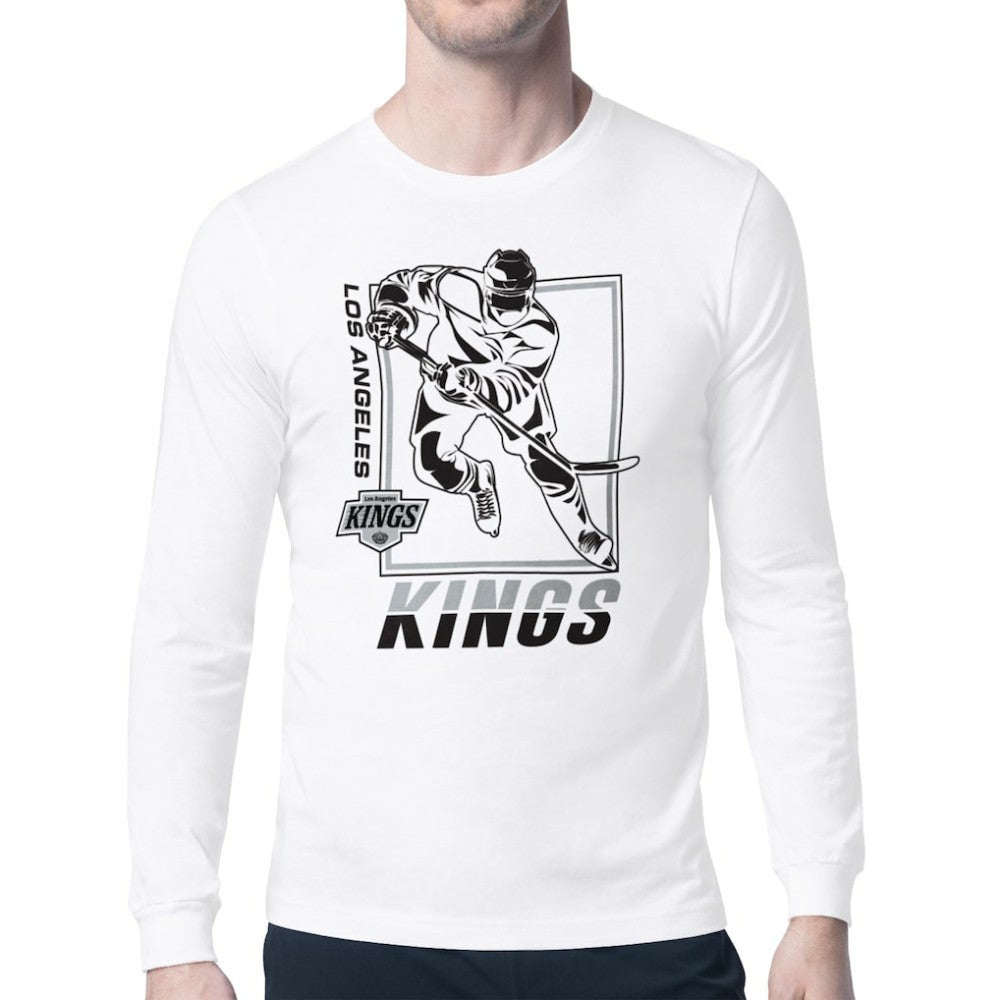 Los Angeles Kings Starter Player Grid Long Sleeve T-Shirt - White - NHL 201424583