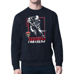 Florida Panthers Starter Player Grid Fleece Pullover Sweatshirt - Navy - NHL 201424754