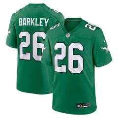 Nike Saquon Barkley Philadelphia Eagles Alternate Game Jersey Kelly Green