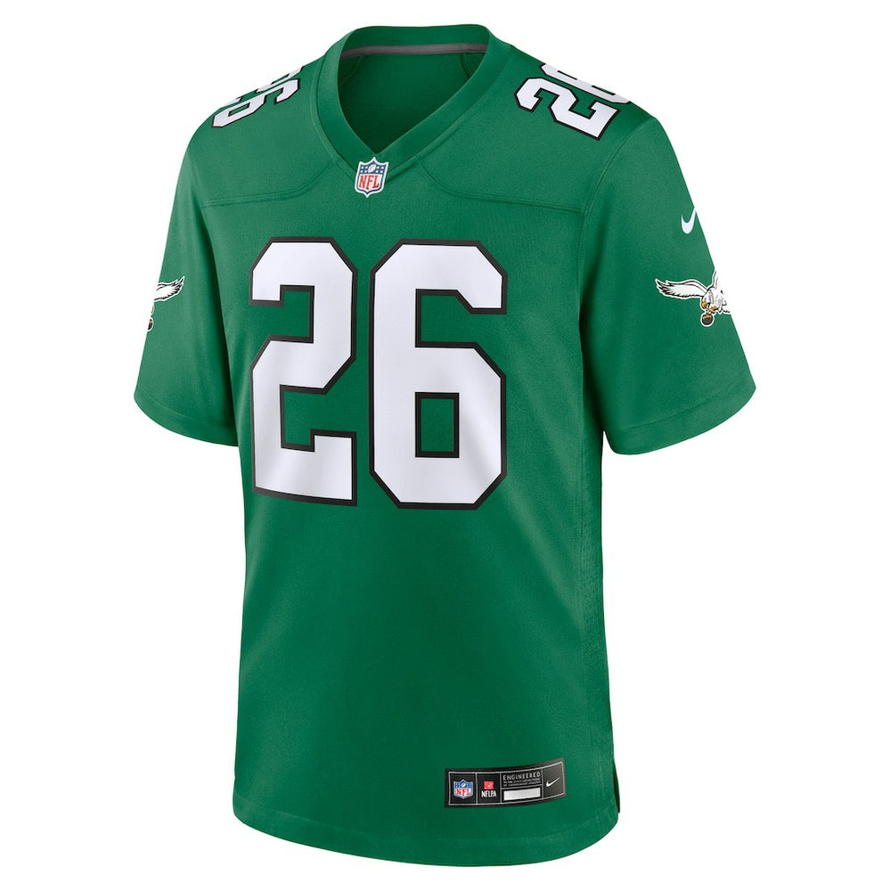 Nike Saquon Barkley Philadelphia Eagles Alternate Game Jersey Kelly Green