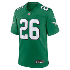 Nike Saquon Barkley Philadelphia Eagles Alternate Game Jersey Kelly Green