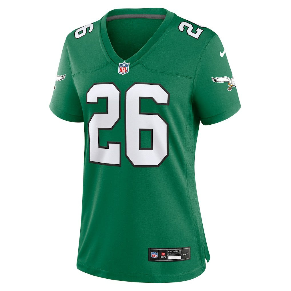 Nike Saquon Barkley Philadelphia Eagles Women's Alternate Game Jersey Kelly Green