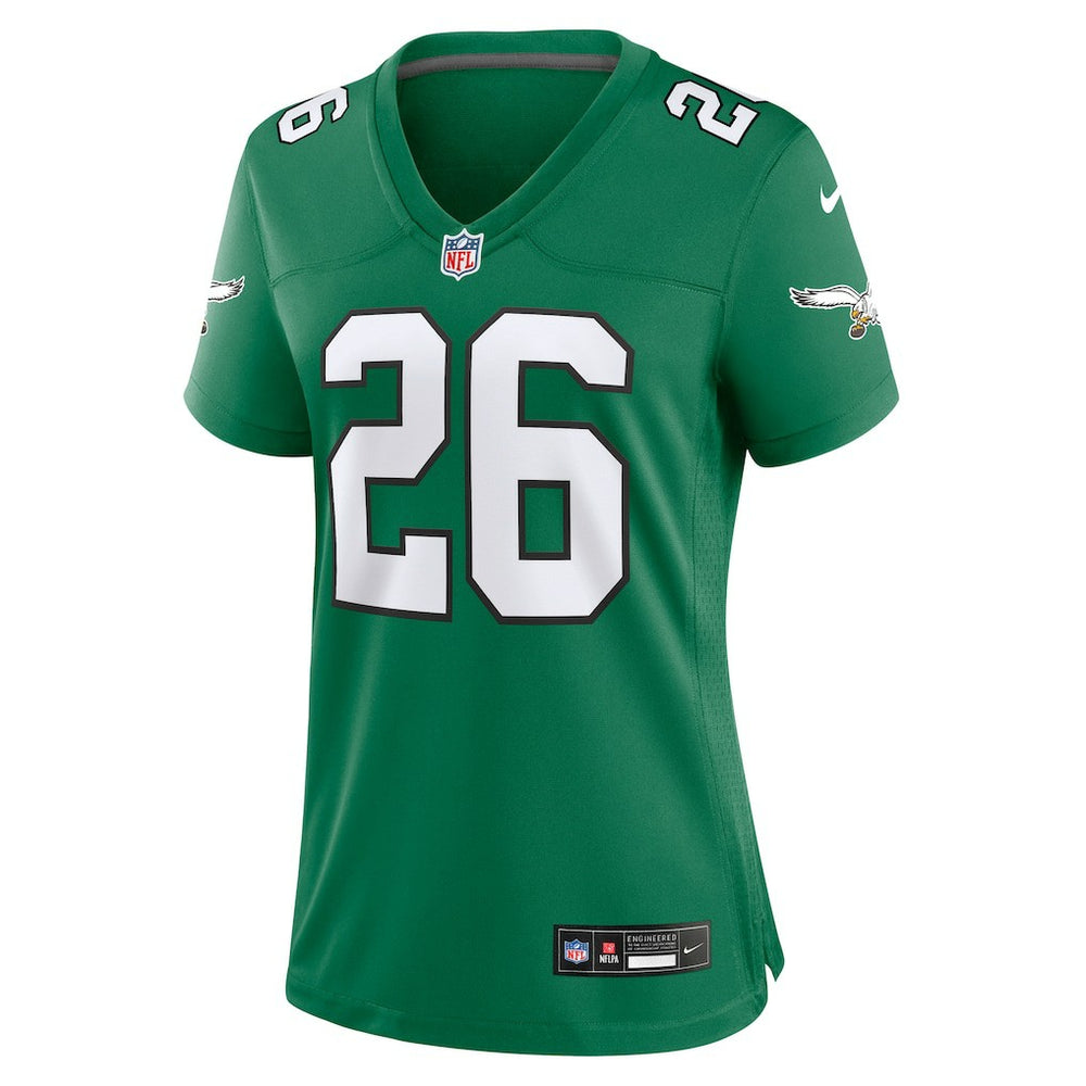 Nike Saquon Barkley Philadelphia Eagles Women's Alternate Game Jersey Kelly Green