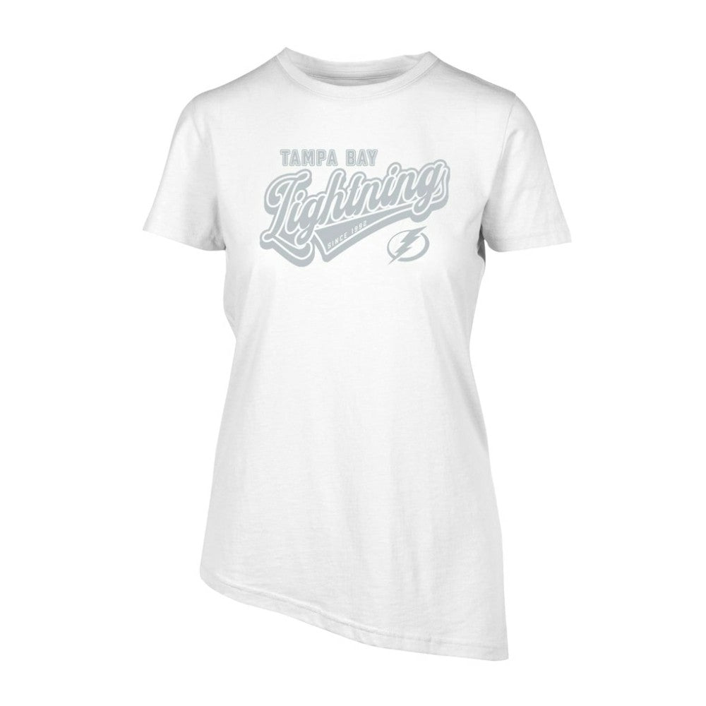Tampa Bay Lightning Levelwear Women's Birch Sweep T-Shirt - White - NHL 201425371