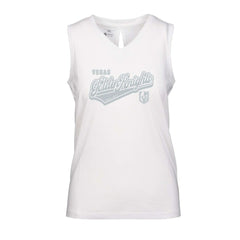 Vegas Golden Knights Levelwear Women's Paisley Sweep V-Neck Tank Top - White - NHL 201425430