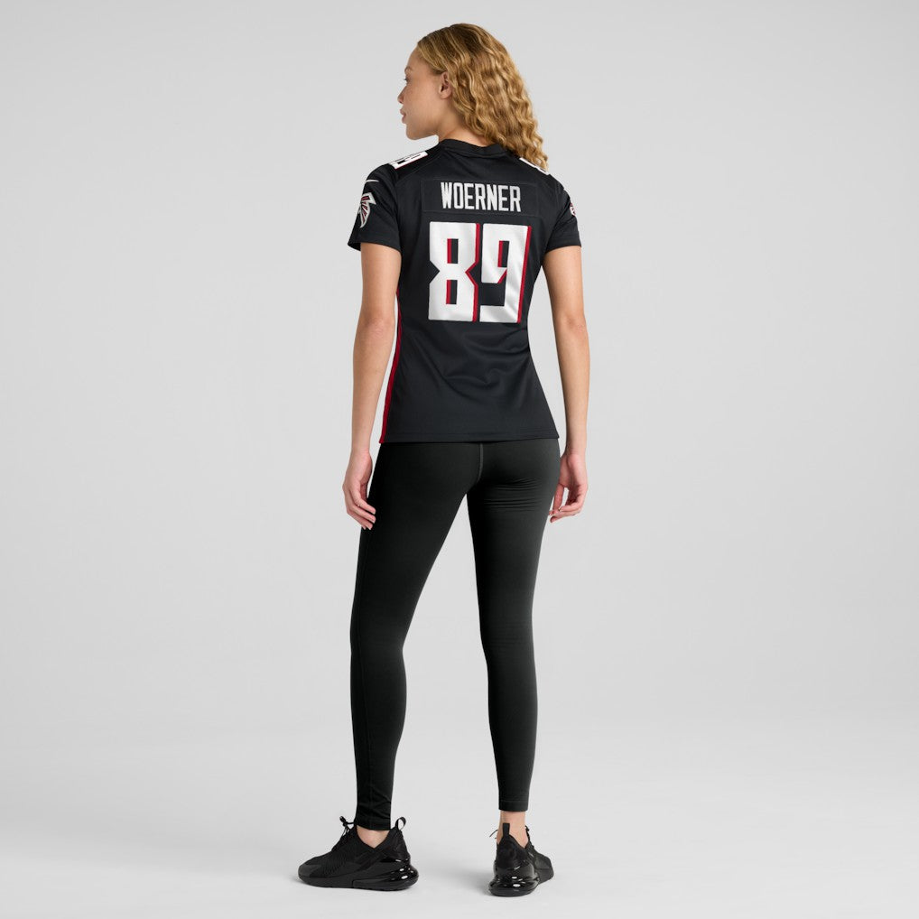 Nike Charlie Woerner Atlanta Falcons Women's Game Jersey Black