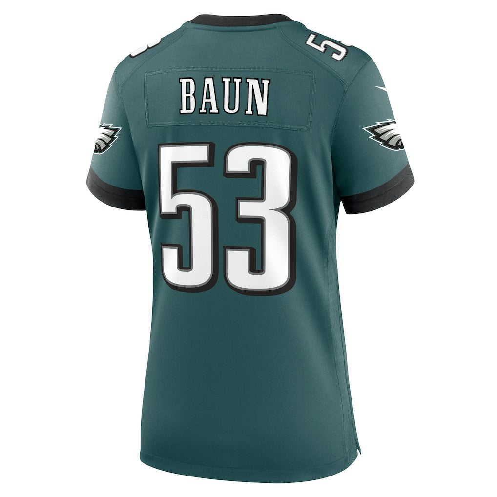 Nike Zack Baun Philadelphia Eagles Women's Game Jersey Midnight Green