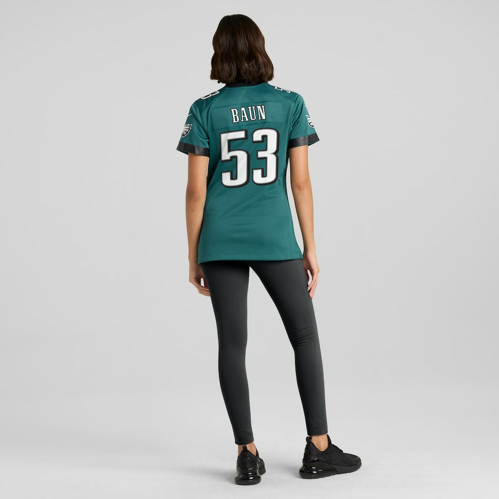 Nike Zack Baun Philadelphia Eagles Women's Game Jersey Midnight Green