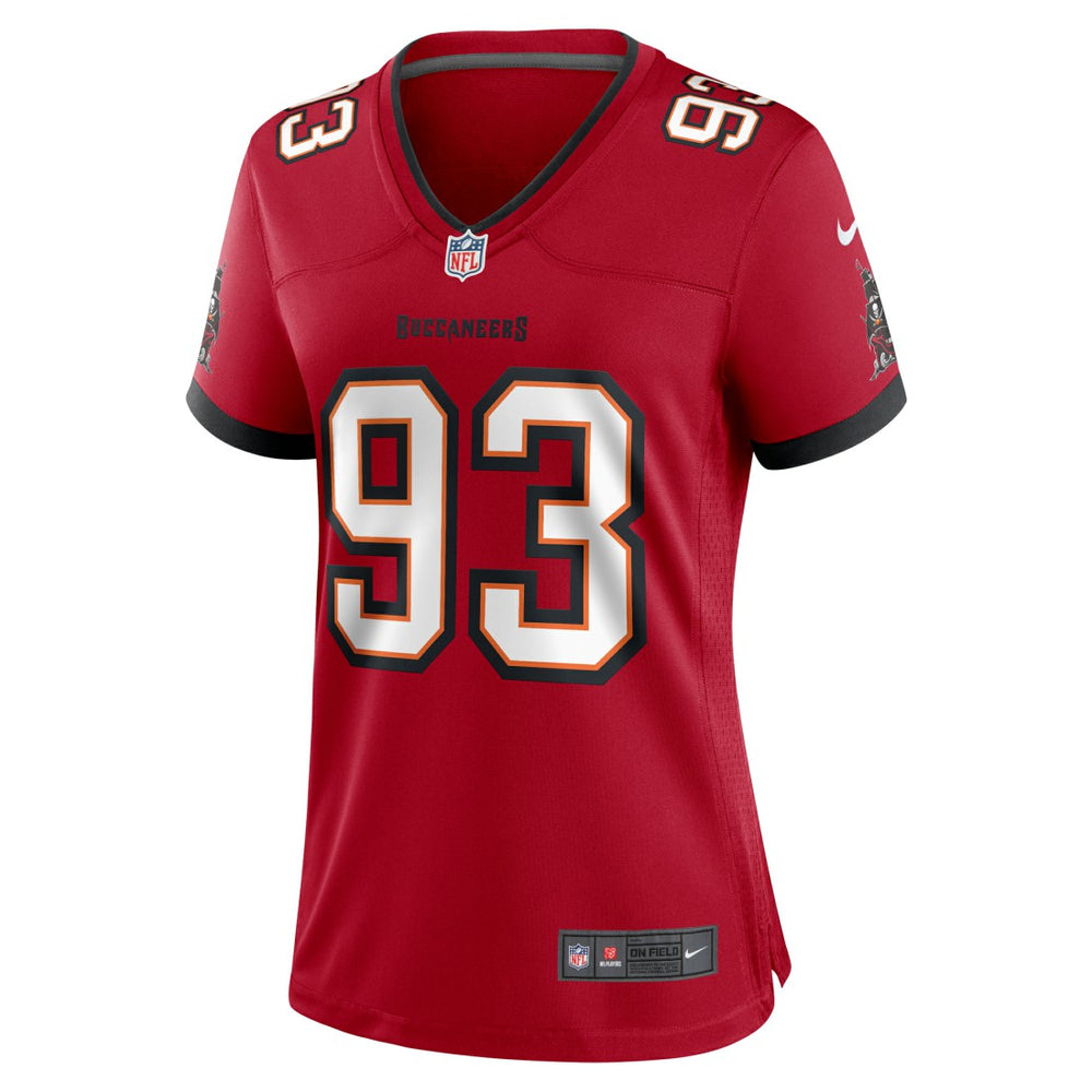 Nike Eric Banks Tampa Bay Buccaneers Women's Game Jersey Red