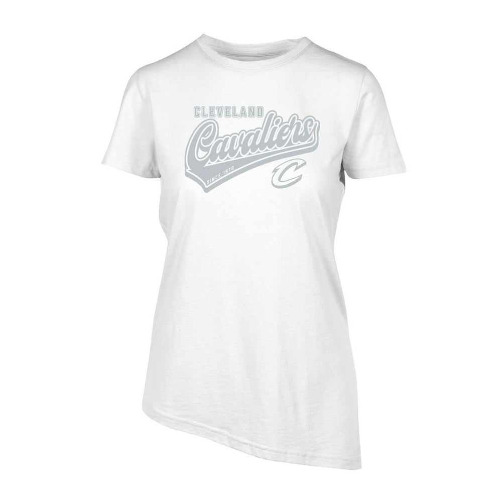 Cleveland Cavaliers Levelwear Women's Birch Sweep T-Shirt White