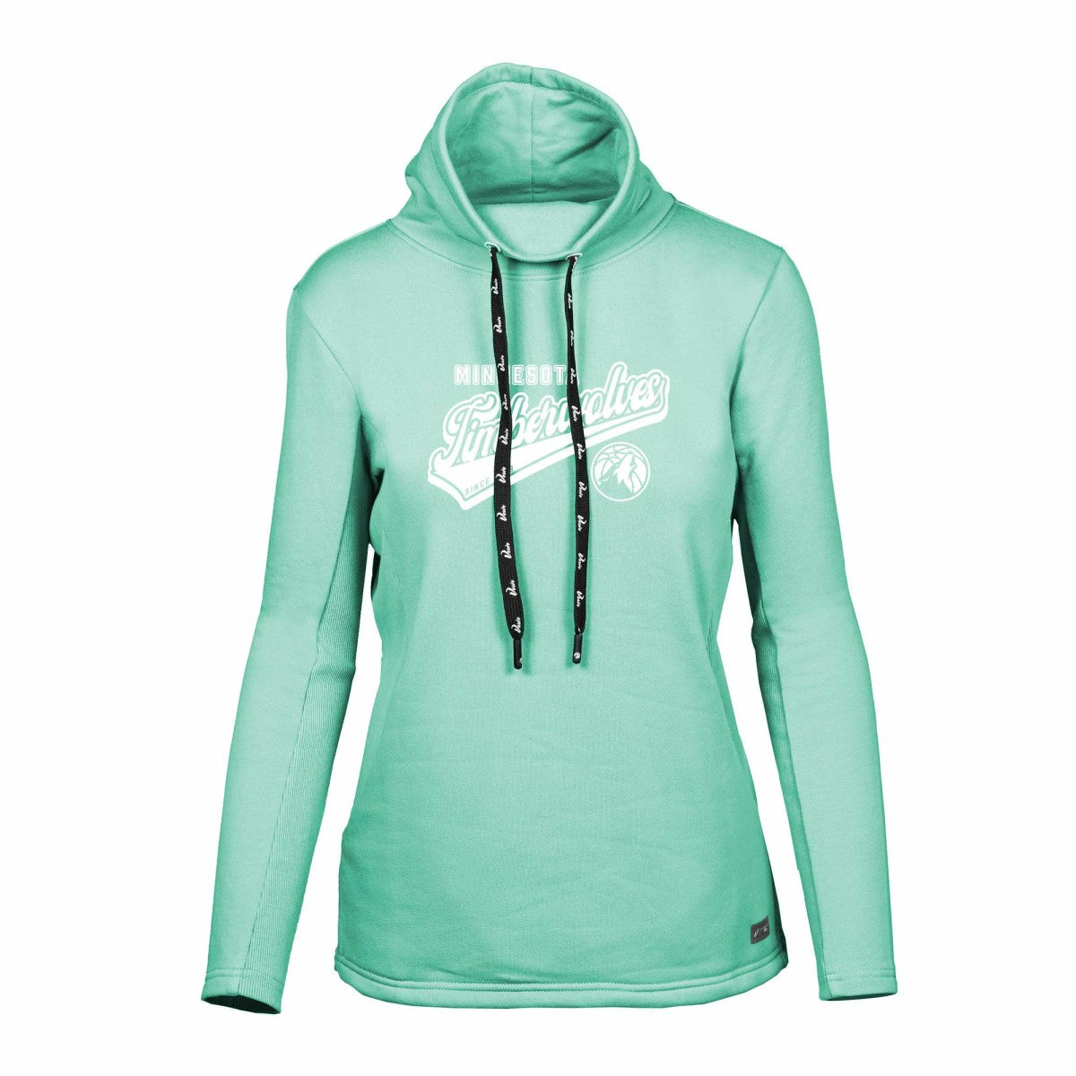 Minnesota Timberwolves Levelwear Women's Loop Sweep Pullover Sweatshirt Mint