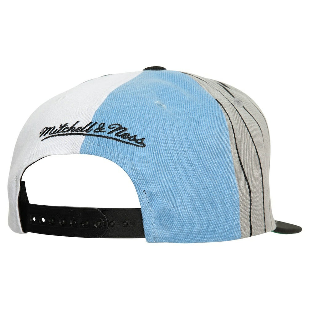Brooklyn Nets What The Pinstripe Snapback Hat Black | Mitchell & Ness discount