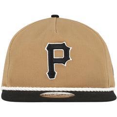 Pittsburgh Pirates New Era Golfer Snapback Hat - Khaki/Black - New Era Online