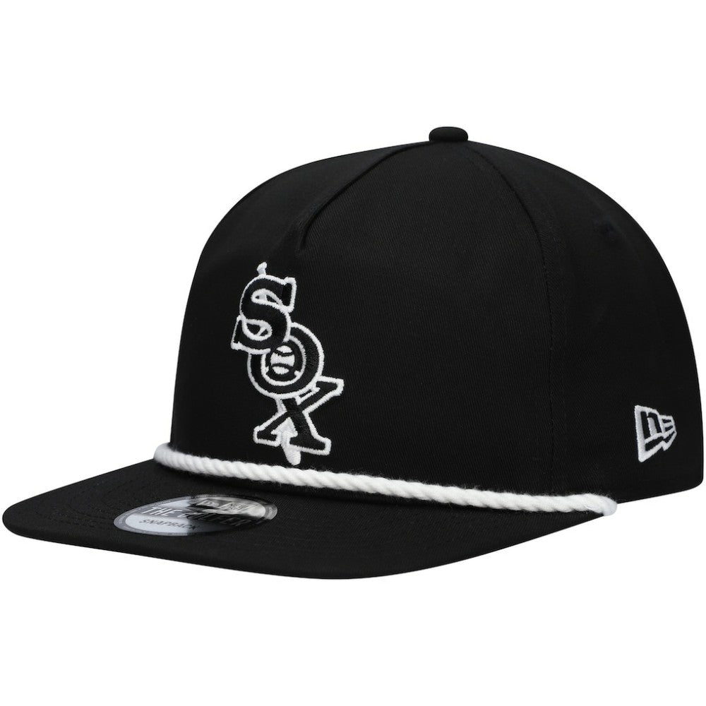 Chicago White Sox New Era Golfer Snapback Hat - Black - New Era on Sale