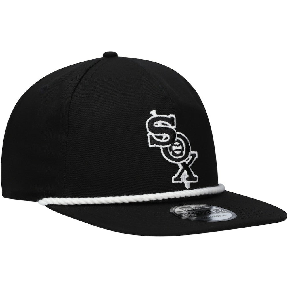 Chicago White Sox New Era Golfer Snapback Hat - Black - New Era on Sale