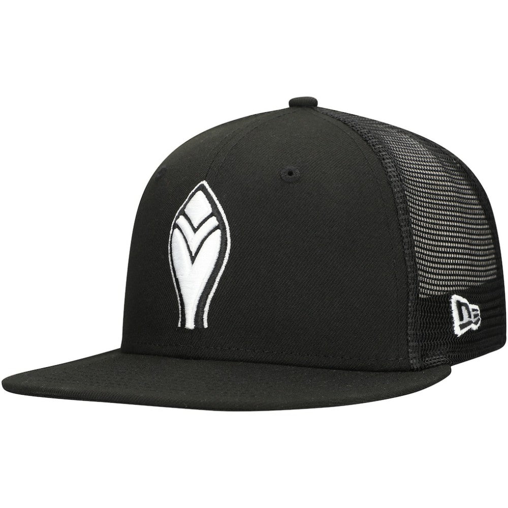 Atlanta Braves New Era 59FIFTY Trucker Fitted Hat - Black - New Era Online