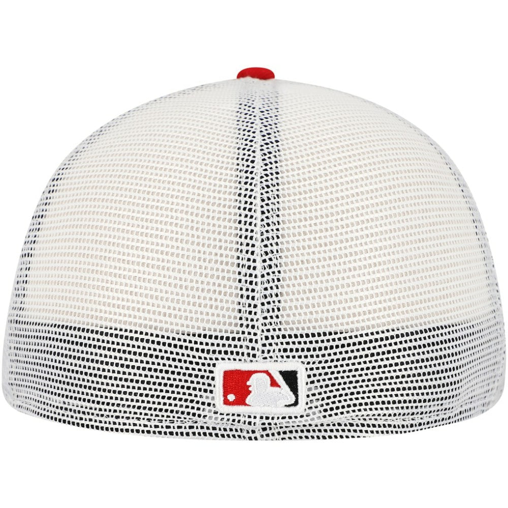 Washington Nationals New Era Team Color 59FIFTY Trucker Fitted Hat - Red - New Era Sale