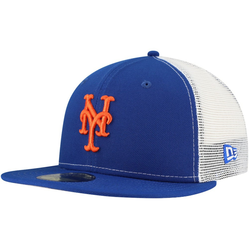 New York Mets New Era Team Color 59FIFTY Trucker Fitted Hat - Royal - New Era Online