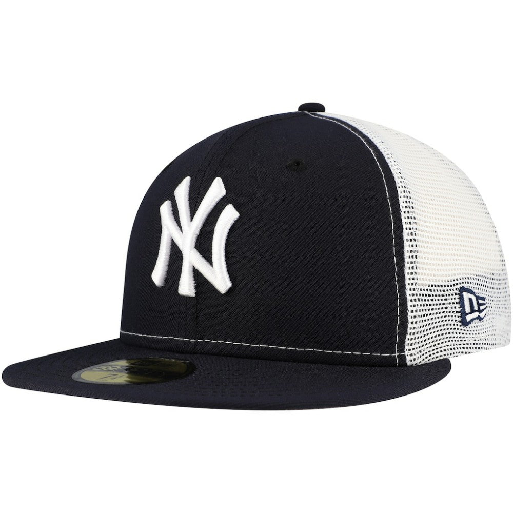 New York Yankees New Era Team Color 59FIFTY Trucker Fitted Hat - Navy - New Era Lifestyle