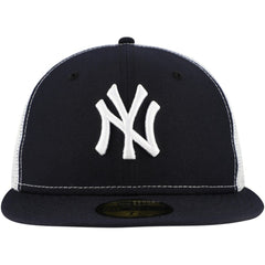 New York Yankees New Era Team Color 59FIFTY Trucker Fitted Hat - Navy - New Era Lifestyle