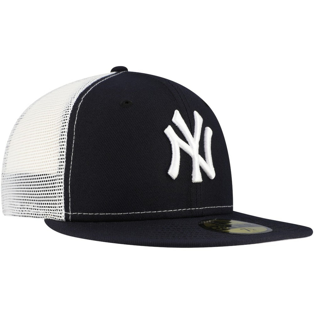New York Yankees New Era Team Color 59FIFTY Trucker Fitted Hat - Navy - New Era Lifestyle