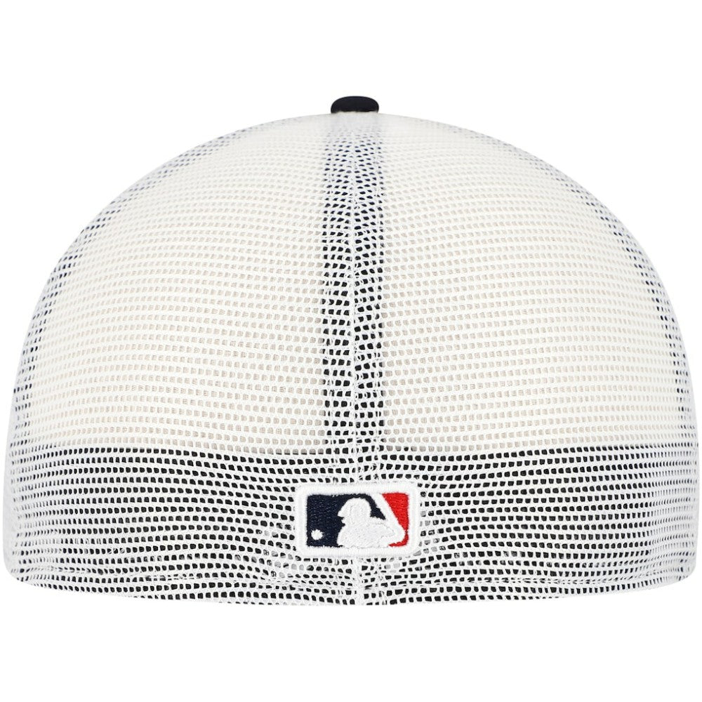 Boston Red Sox New Era Team Color 59FIFTY Trucker Fitted Hat - Navy - New Era Online