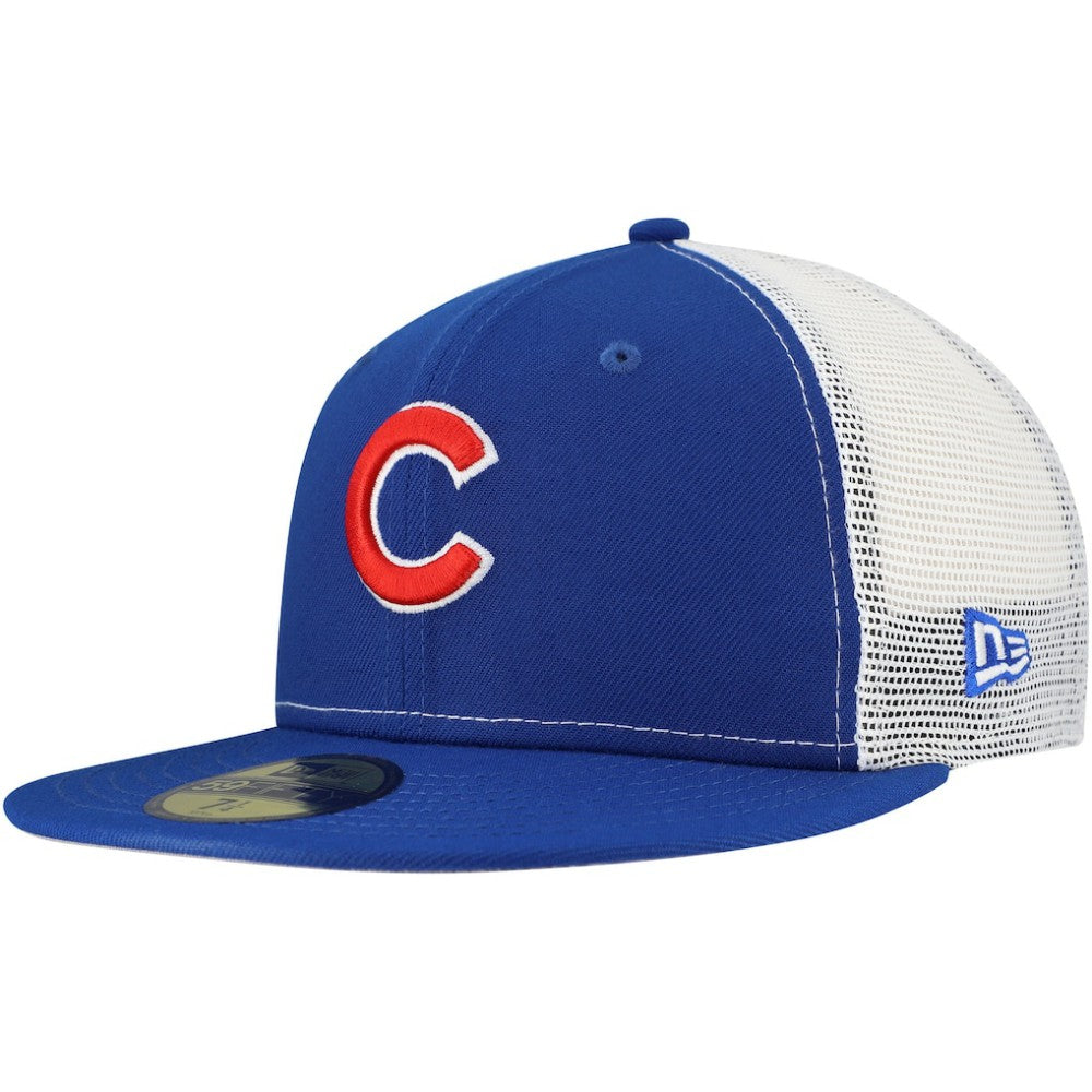 Chicago Cubs New Era Team Color 59FIFTY Trucker Fitted Hat - Royal - New Era on Sale