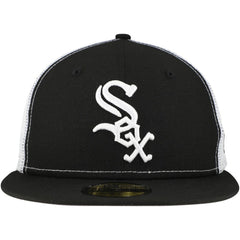 Chicago White Sox New Era Team Color 59FIFTY Trucker Fitted Hat - Black - New Era Lifestyle