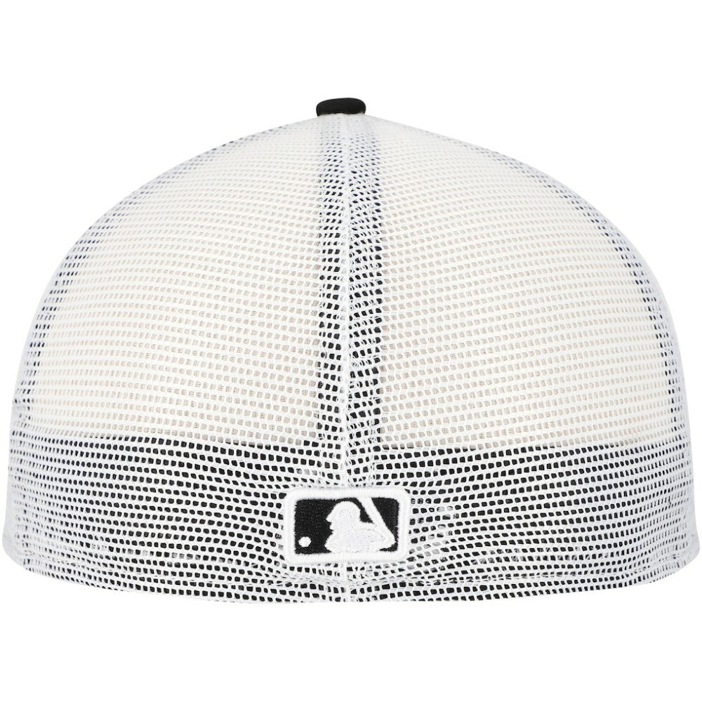 Chicago White Sox New Era Team Color 59FIFTY Trucker Fitted Hat - Black - New Era Lifestyle