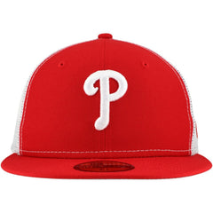 Philadelphia Phillies New Era Team Color 59FIFTY Trucker Fitted Hat - Red - New Era Online