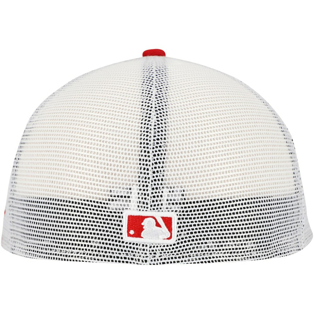 Philadelphia Phillies New Era Team Color 59FIFTY Trucker Fitted Hat - Red - New Era Online